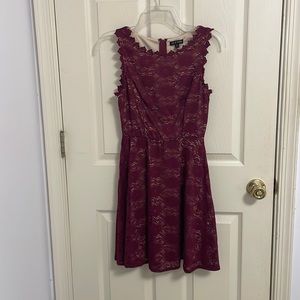 As U Wish Maroon Dress (S)